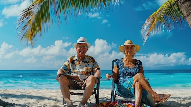 Avventura coppia di anziani in vacanza