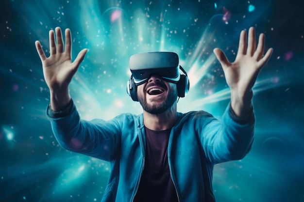 Avventura digitale che abbraccia le delizie 3D della realtà virtuale