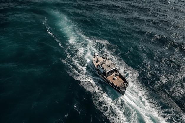 Avventura oceanica dall'alto