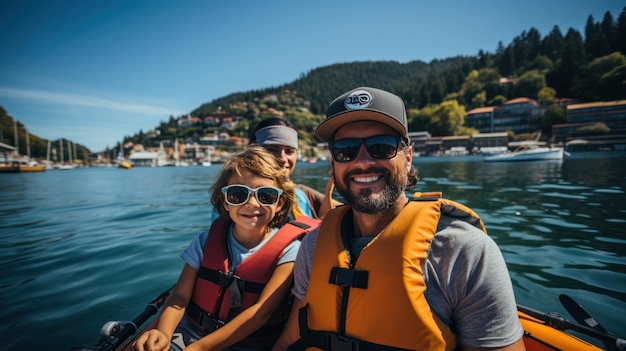 Avventuroso kayak in famiglia ed esplorazione della costa