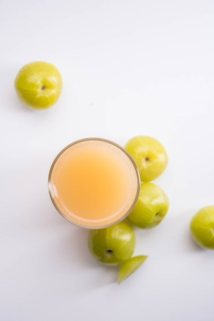 Ayurvedico Amla o succo di uva spina indiana, dieta sana