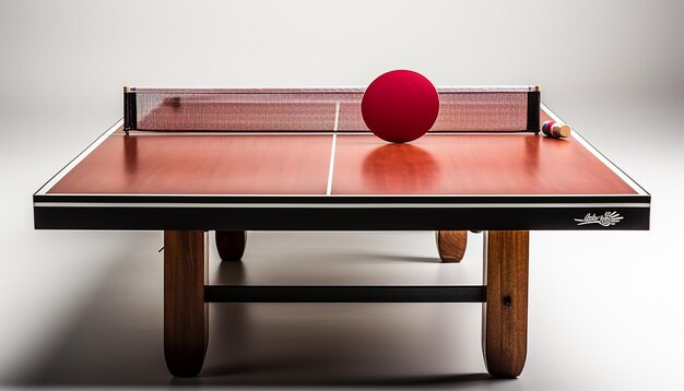Azione con racchetta da ping pong