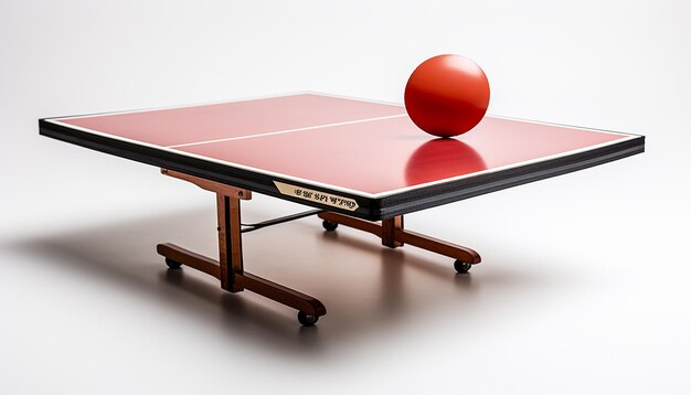 Azione con racchetta da ping pong