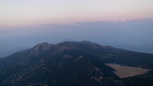 Babadag mountain view fethiye turchia famosa collina di parapendio