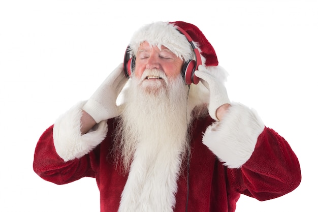 Babbo Natale gode di un po &#39;di musica