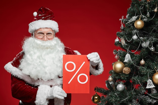 Babbo Natale vendita di Natale