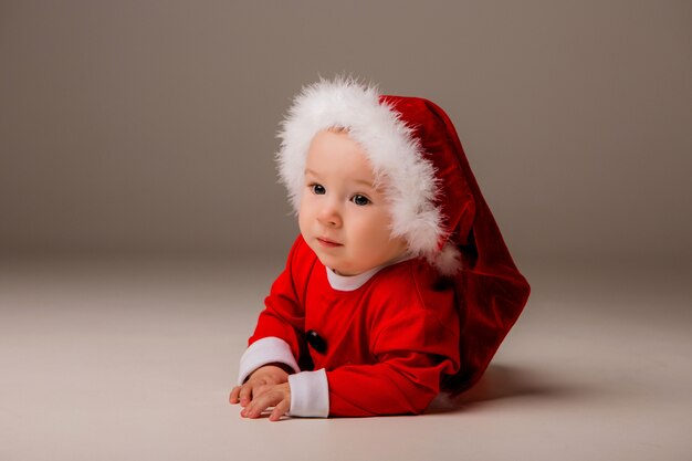 Baby vestito come Babbo Natale