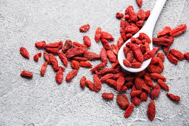 Bacche di goji rosse secche