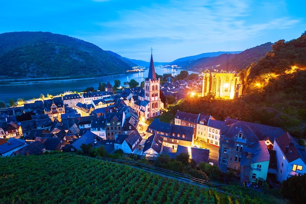 Bacharach centro storico in Germania