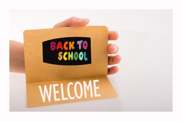 Back to School banner Istruzione e concetto di scuola