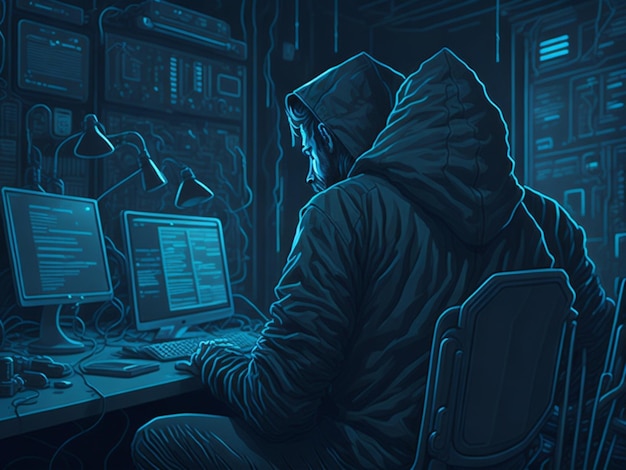 background correlato all'hacking