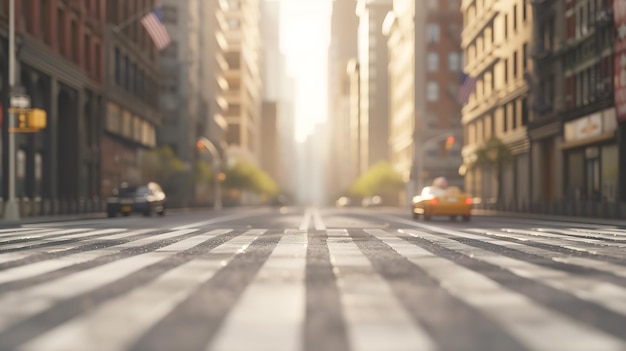 Background di New York Street AI generativa