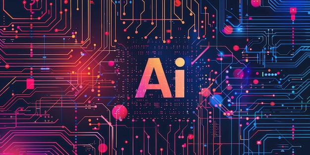 Background nella tecnologia dell'intelligenza artificiale Generative Ai