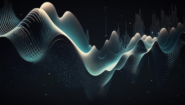 Background tecnologico Concetto di flusso di dati. analisi aziendale. sfondo di tecnologia a trama liscia