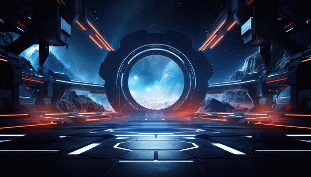 background tecnologico concetto sci fi design