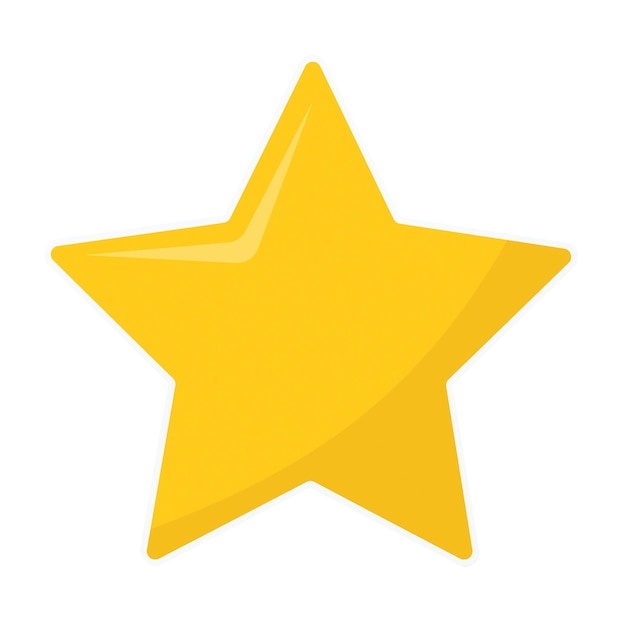 Badge a stella adesivo png sfondo trasparente
