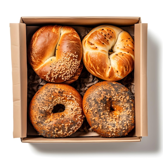 Bagels with a Twist Cream Cheese Infused Delights generative ai generate