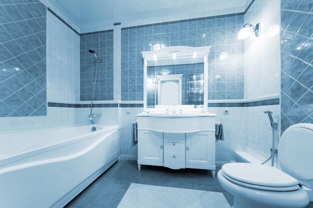 bagno blu