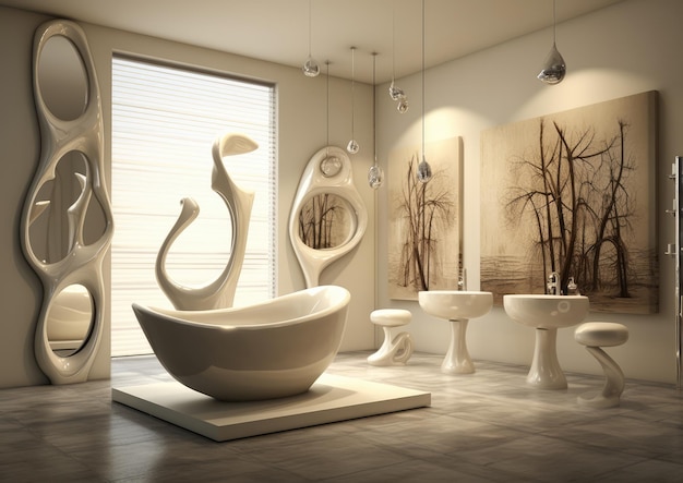 bagno moderno 3D