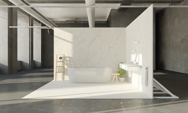 Bagno nello showroom