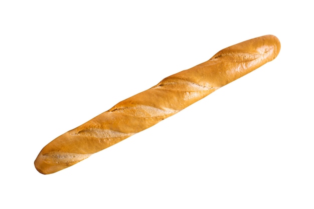 Baguette. pagnotta di pane isolato su bianco.