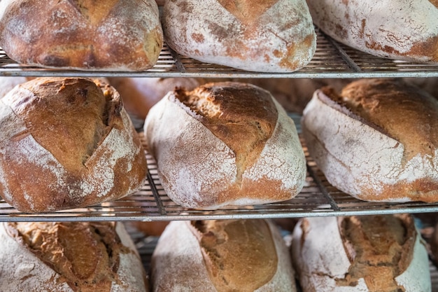 Baguette pane fresco e gustato al momento della lavorazione