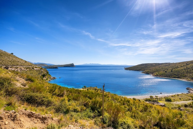 Baia Azzurra a porto palermo vicino a himare in albania