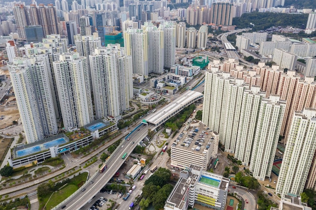 Baia di Kowloon, Hong Kong 16 marzo 2019: Città di Hong Kong