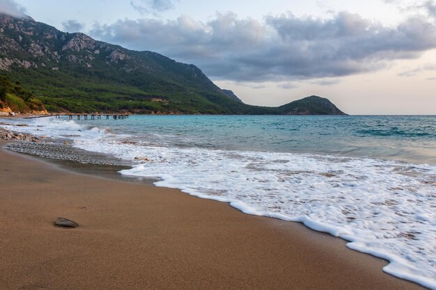 Baie marittime della Via Licia Spiagge del Mar Egeo in Turchia Acque azzurre del Mediterraneo