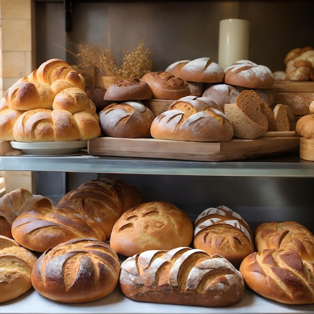 Bakery Bliss Una varietà di pane fresco