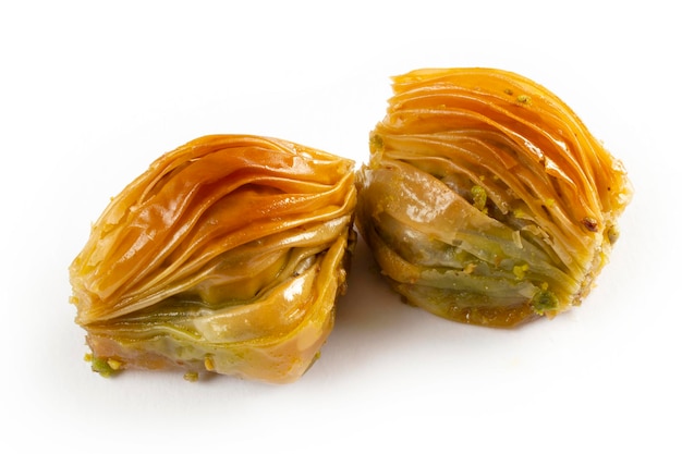 Baklava da dessert turco con pistacchio