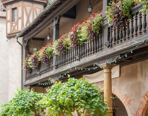 balcone in legno