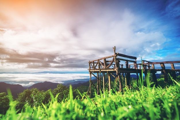 Balcone naturale di montagna