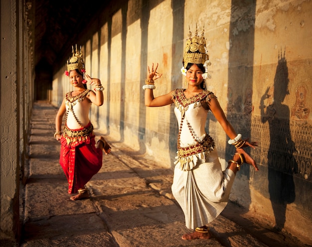 Ballerini di Aspara ad Angkor Wat