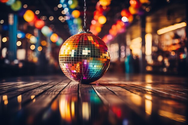 Ballon di discoteca dello specchio di Capodanno