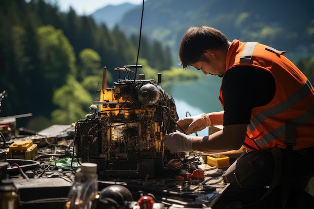 Balloon Rescue Team Cerca tra paesaggi IA generativa