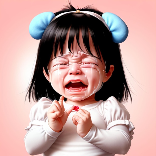 bambina che piange