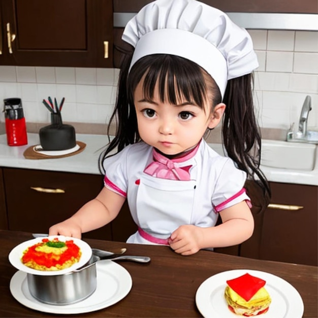 bambina chef