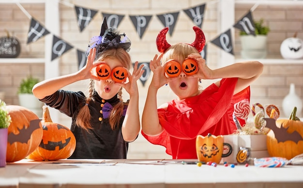 Bambini ad Halloween