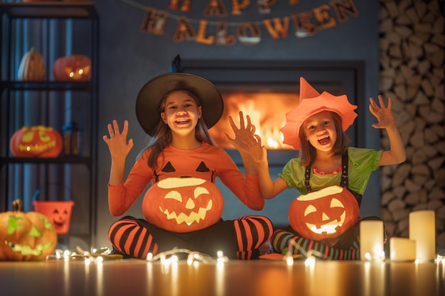 Bambini ad Halloween