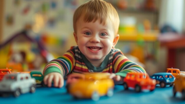 Bambini con diverse sindromi di Down e la loro felicità