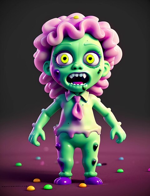 bambini zombie di gomma