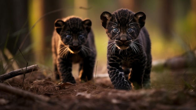 Bambino di leopardo pantera