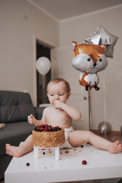 Bambino di un anno. Compleanno