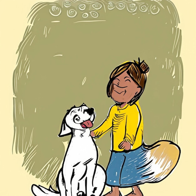 Bambino e cane Copertina del libro