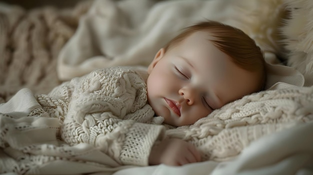 Bambino neonato che dorme ad alta risoluzione