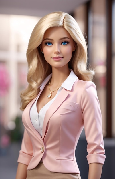 Bambola Barbie in abito formale da lavoro