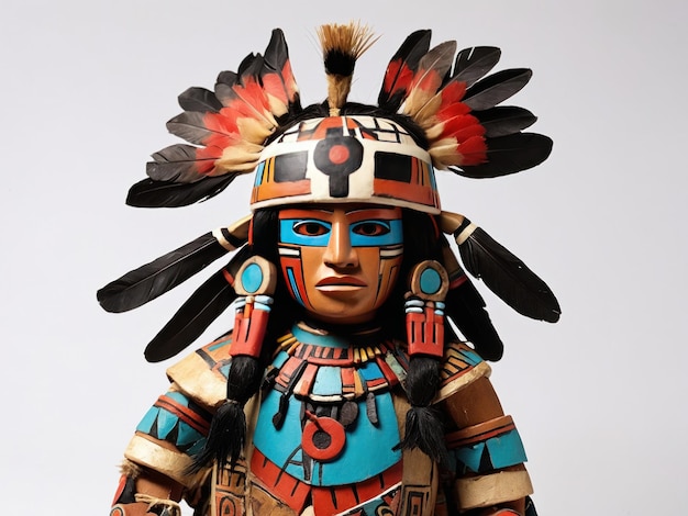 Bambola Hopi Kachina Cultura nativa americana Arte antica