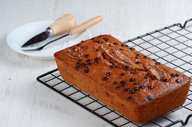 banana brea Pane o torta alla banana sano fatto in casa