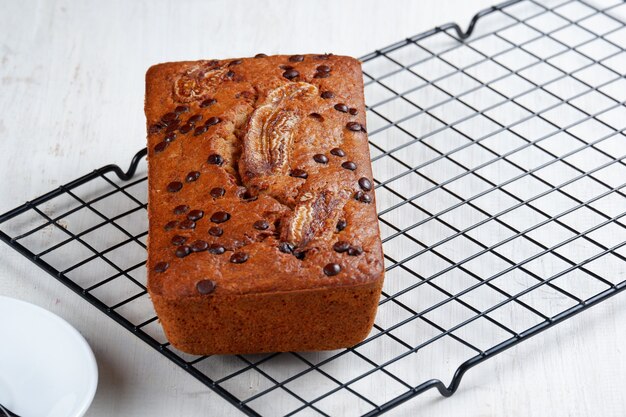 banana brea Pane o torta alla banana sano fatto in casa